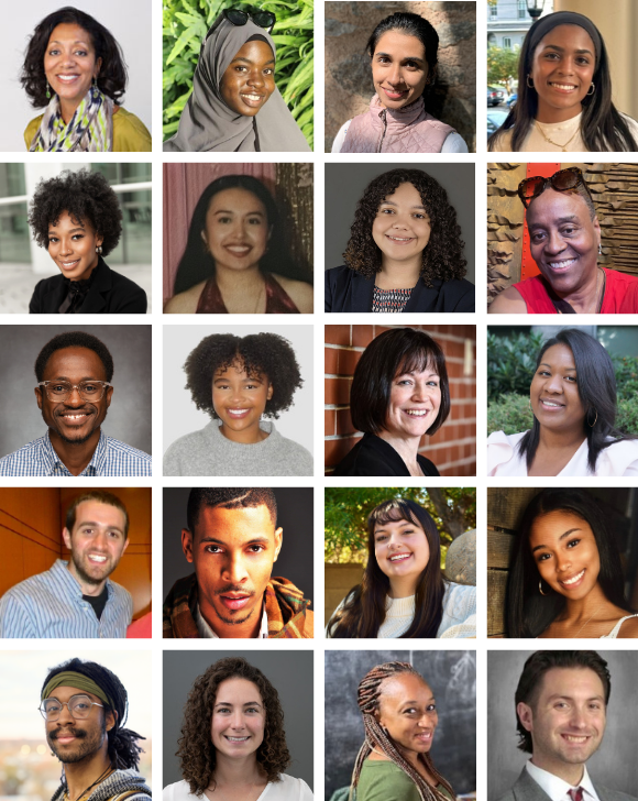 Collage of board member headshots